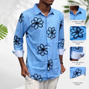 Sky Blue Color Stylish Shirt